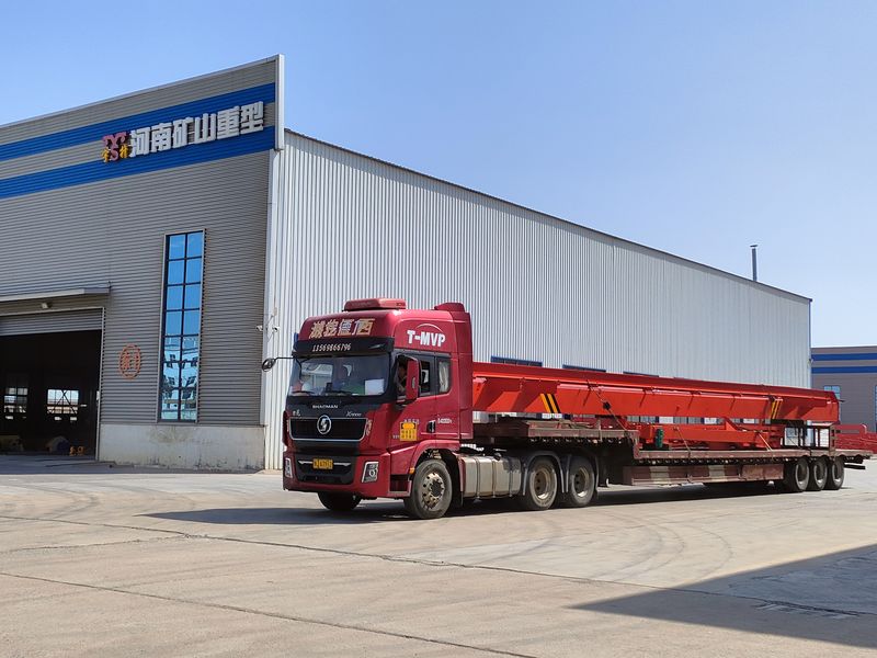 電動(dòng)葫蘆門式起重機(jī)  MHxh10t—14m 外懸3.5/1.5m 制作完成，發(fā)往青海交付客戶使用